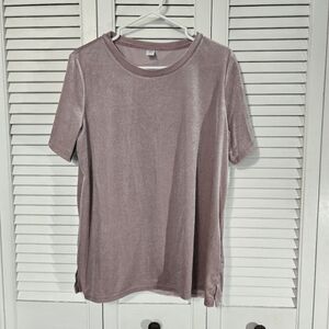 Old Navy Women's Pink Velvet Top